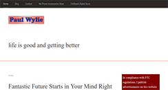 Desktop Screenshot of paulwylie.net