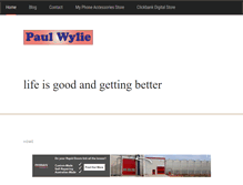 Tablet Screenshot of paulwylie.net